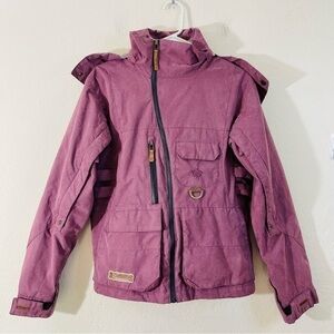 Allyance Special Ops Jacket UltraSuede Snowboarding Faux Fur Jacket XS Pockets
